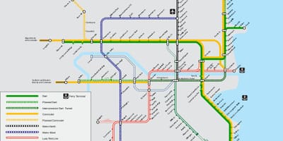 ดับลิน railway นแผนที่สถานี