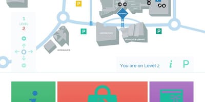 แผนที่ของ Blanchardstown ซื้อของศูนย์กลาง