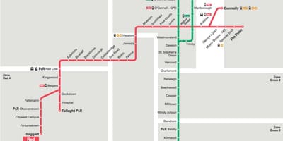 Luas เส้นแผนที่